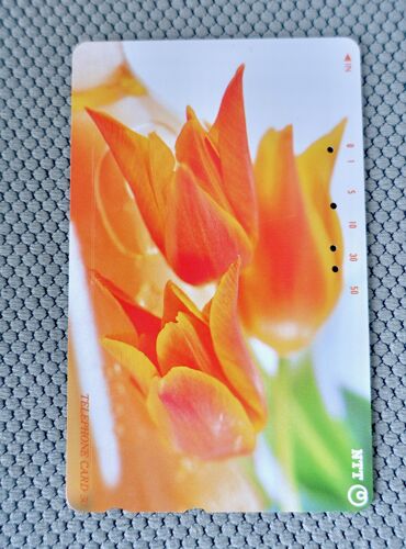 Télécarte Ancienne Japon. Tulipes. Fleurs. 50 "231-242". Télécarte Japonaise