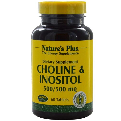 Choline Et Inositol, 500/500 Mg, 60 Comprimés -Nature Plus 