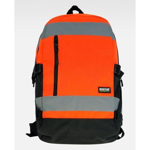 Sac À Dos Haute Visibilité - Sécurité Wfa401 - Orange Fluo
