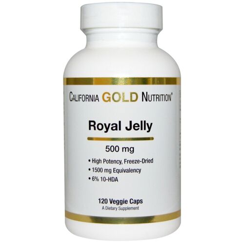 La Gelée Royale, 500 Mg, 120 Veggie Caps -California Gold Nutrition 