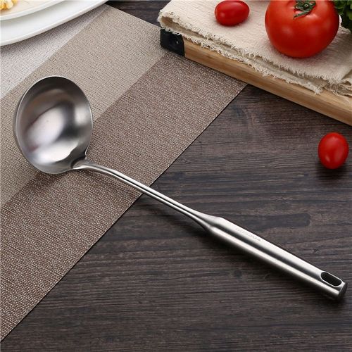 Outils De Cuisine, Spatule En Acier Inoxydable, Cuillère À Soupe, Grande Passoire, Manche Creux, Pelle De Cuisine, 1 Pièce