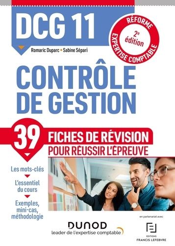 Contrôle De Gestion Dcg 11 - Fiches De Révision
