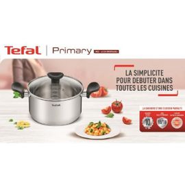 Tefal E3090204 Primary Poele Inox Avec Revetement Anti-Adhésif 20 Cm Compatible Induction