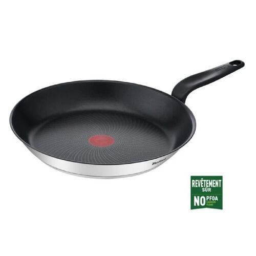 Tefal E3090604 Primary Poele Inox Avec Revetement Anti-Adhésif 28 Cm Compatible Induction