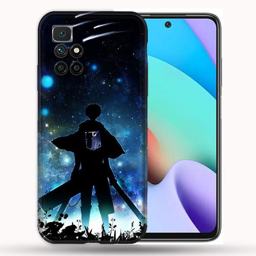 Coque Renforcée Pour Xiaomi Redmi 10 Manga Attaque Titans Levi