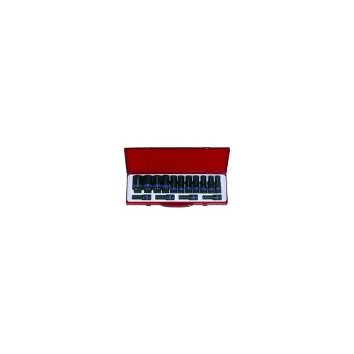 Coffret de douilles longues 1/2" à choc métriques - 15 pièces - 4415MP