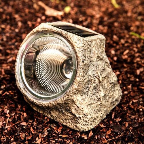 Lampe Led Solaire Imperméable En Pierre De Simulation, Luminaire Décoratif D'extérieur, Idéal Pour Un Jardin Ou Un Pelouse