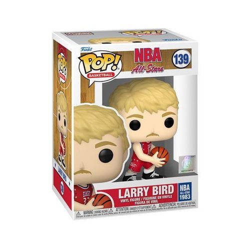 Nba Legends Pop! Basketball Vinyl Figurine Larry Bird (Red All Star Uni 1983) 9 Cm