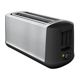 Moulinex Subito Select LS342DCH - Grille-pain - 4 tranche - 2 Emplacements - acier inoxydable
