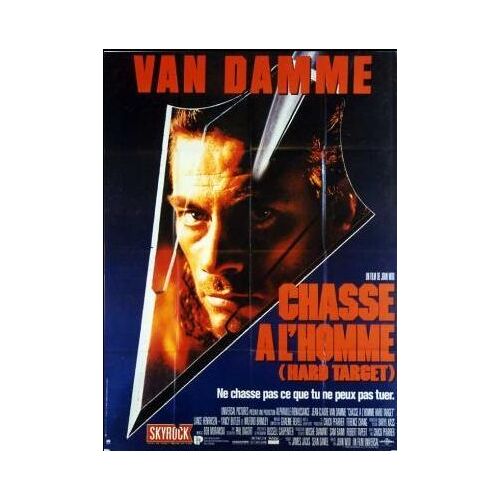 Chasse A L'homme - 1993 - John Woo - Jean-Claude Van Damme - 116x158 Cm - Affiche Cinema Originale