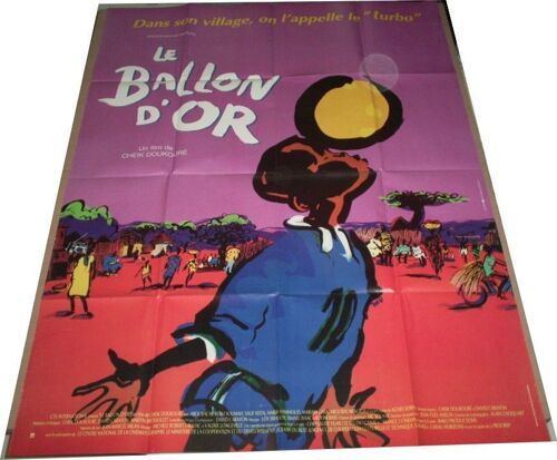 Le Ballon D'or - Cheik Doukouré - 116x158 Cm - Affiche Cinema Originale