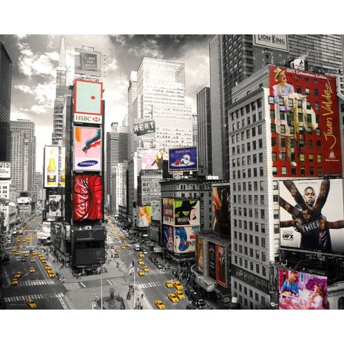 New York - Time Square  - 40x50 Cm - Affiche / Poster Envoi En Tube