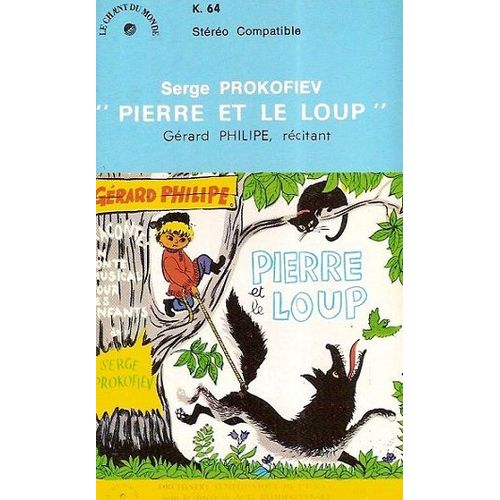 Gérard Philipe K7 Audio Pierre Et Le Loup (Serge Prokofiev)