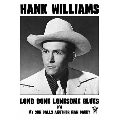 Hank Williams - Long Gone Lonesome Blues - Affiche / Poster Envoi En Tube - 59x84 Cm