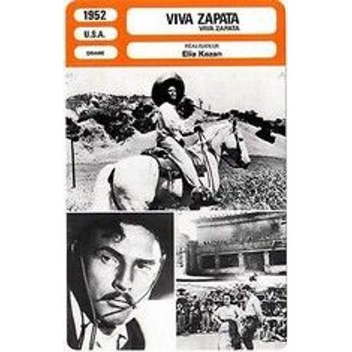 Fiche Monsieur Cinema Viva Zapata