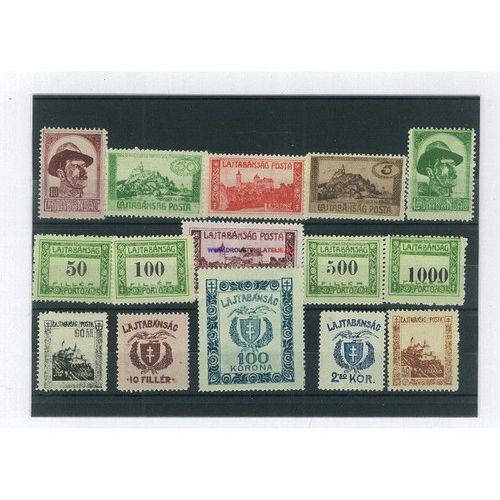 Hongrie De L'ouest 15 Timbres Differents Obliteres