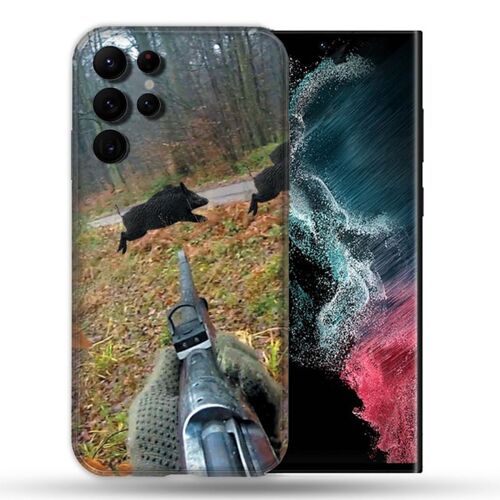 Coque Renforcée Pour Samsung Galaxy S22 Ultra Chasse Vision Tir