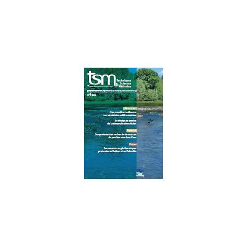 Tsm Techniques Sciences Méthodes N° 9 : Septembre 2016