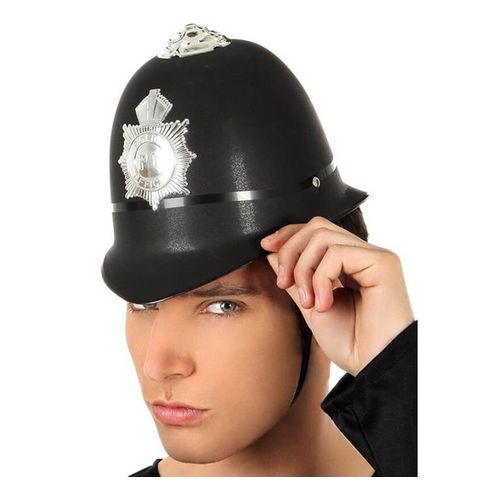 Chapeau De Police Anglais Avec Plaque