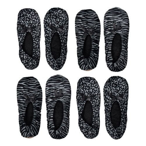 Pantoufles Pour Infinitif Confort Pack De 4 Paires Ballerines 1086