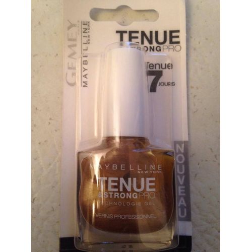 Vernis À Ongle Gemey Maybelline Tenue&strong Pro - 830 Espoir De Bronze 