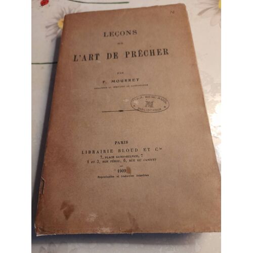 Leçons Sur L'art De Prêcher