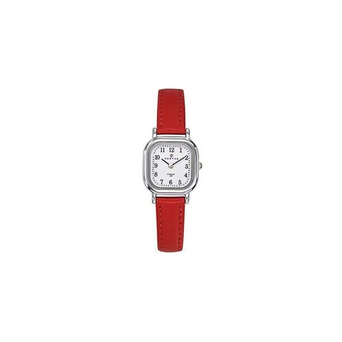 Certus Montre Femme Acier Cuir Rouge 644411