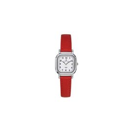 Certus Montre Femme Acier Cuir Rouge 644411