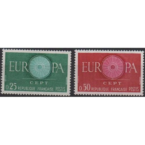 France Timbres Europa 1960