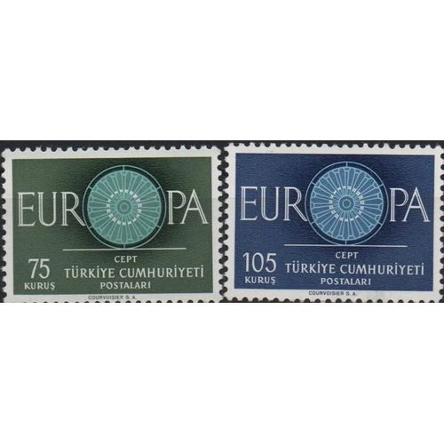 Turquie Timbres Europa 1960