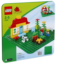 LEGO DUPLO - La grande plaque de base verte - 2304