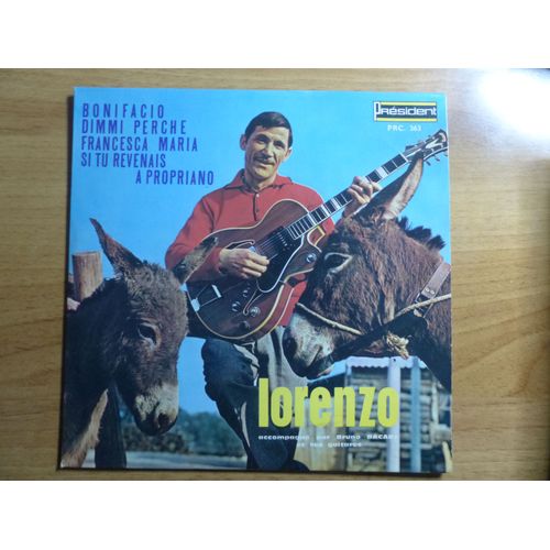 Lorenzo Accompagne Bruno Bacara - Bonifacio / Dimmi Perche / Francesca Maria / Si Tu Revenais / A Propriano - President Prc. 363