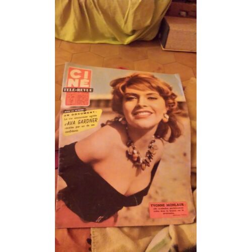 Cine Tele-Revue 1959 N° 23 : Yvonne Monlaur..Marpessa Dawn.Claire Kelly.Ava Gardner.Helene Savigny.Josephine Baker.