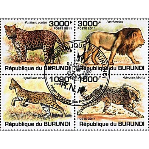 Timbres Thématiques Burundi N° 1189/1192 Oblitérés