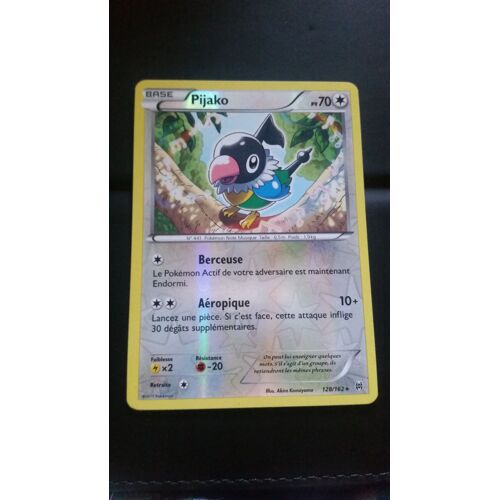Carte Pokemon Pijako Pv70 128/162 Brillante Fr