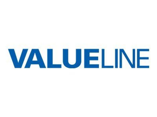 Valueline - Connecteur d'antenne - connecteur IEC mâle - coaxial - blanc - connecteur à 90°