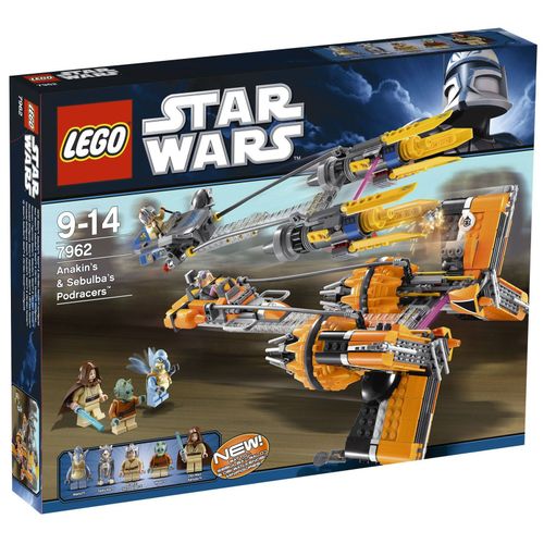 LEGO Star Wars - Anakin Skywalker and Sebulba's Podracers - 7962