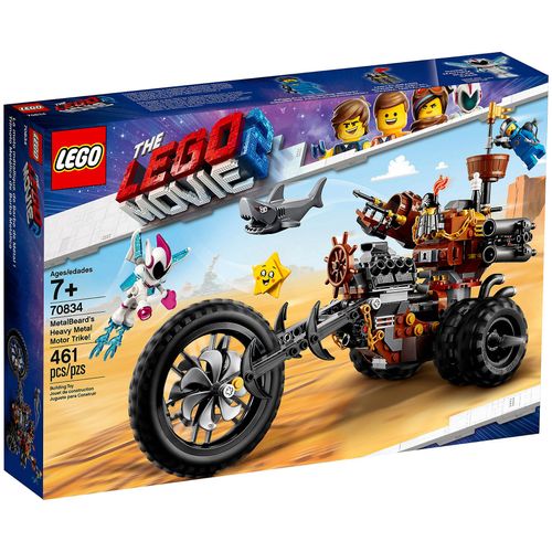 LEGO The LEGO Movie - Le tricycle motorisé en métal de Barbe d'Acier ! - 70834