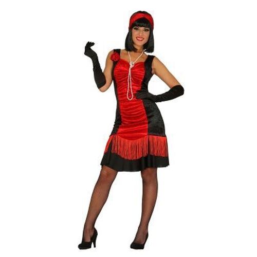 Déguisements Charleston Rouge Pour Femme (Taille M)