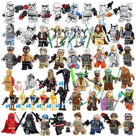 73 Pièces Star Wars Mini figurines Stormtrooper impérial Guerre des clones Figurines Blocs de construction