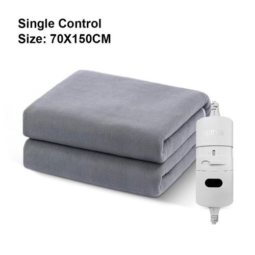 Couverture chauffante électrique pour chambre,couverture chauffante automatique,chauffe-corps,matelas thermique,220V - Type 70x150cm Grey #B
