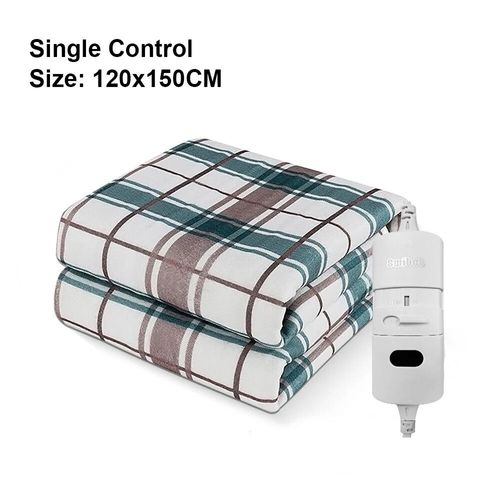Couverture chauffante électrique pour chambre,couverture chauffante automatique,chauffe-corps,matelas de lit,220V - Type 120x150cm Lattice