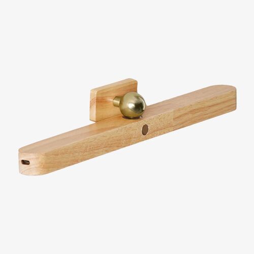 Applique Led En Bois D'hévéa Davies Naturel