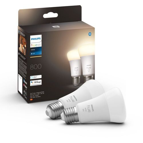 Ampoule Connectée Philips White E27 Bluetooth - Pack De 2