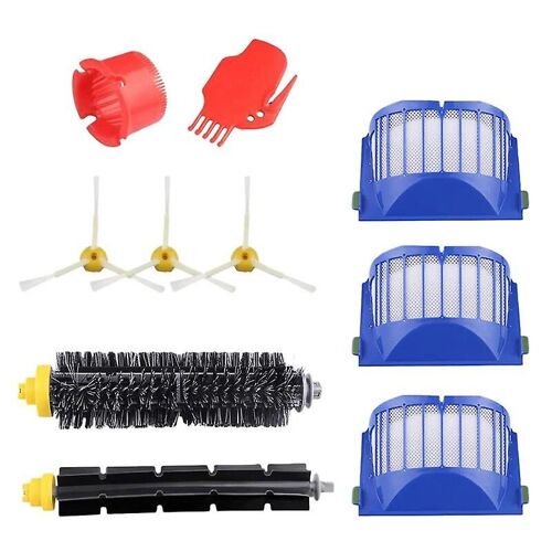 Kit de remplacement de brosse à filtre HEPA pour Roomba IROBOT 600 610 620 630 650 660 680 SERIE Aspirateur Accessoire 10pcs