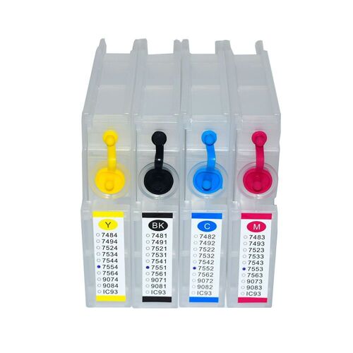 Version européenne! Recharge de cartouche encre T9071 T9074, avec puce, pour imprimante Epson WorkForce Pro