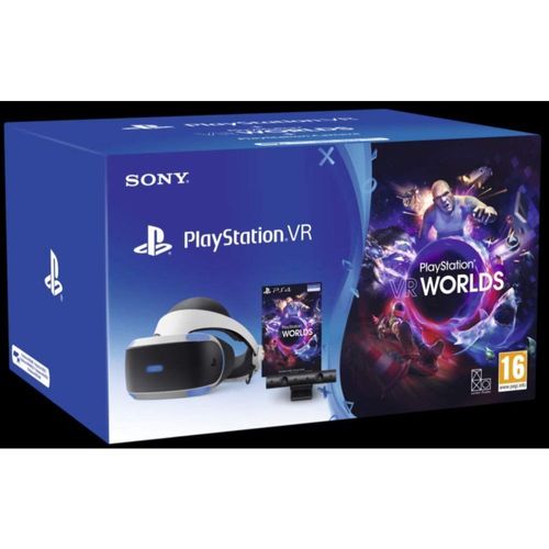 Casque Playstation Vr Mk5 + Camera V2 + Vr Worlds (Voucher)