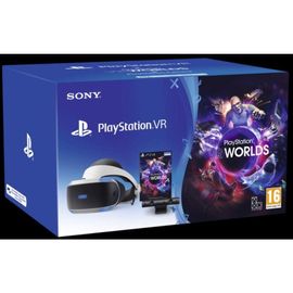 Casque Playstation Vr Mk5 + Camera V2 + Vr Worlds (Voucher)
