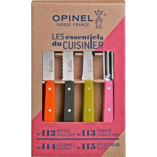 Opinel Coffret Les Essentiels Fifties 4 Couteaux