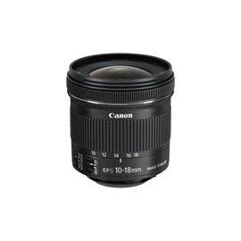 Objectif Canon EF-S - Fonction Grand angle - 10 mm - 18 mm - f/4.5-5.6 IS STM - Canon EF/EF-S - pour EOS 100, 1200, 650, 70, 700, Kiss X6i, Kiss X7, Kiss X70, Kiss X7i, Rebel SL1, Rebel T5i